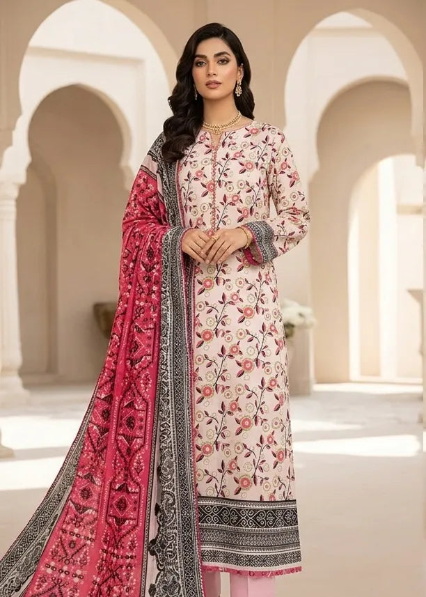 ZESH PREMIUM LAWN 3 PCS D-25