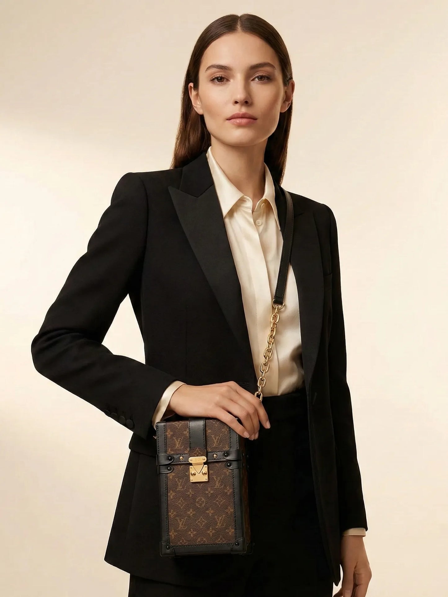 LOUIS VUITTON VERTICAL CROSSBODY SHOULDER BAG FOR WOMAN