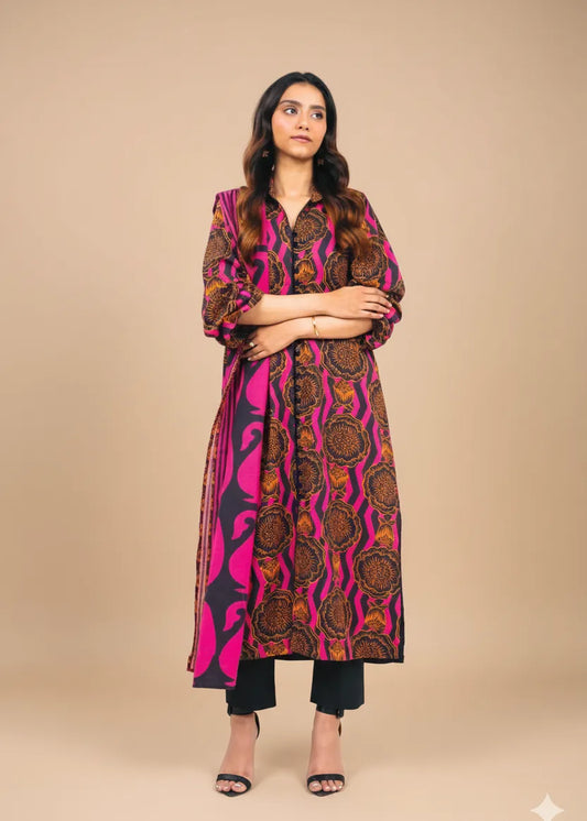 ALKARAM STUDIO KHADDAR 3 PIECE UNSTITCHED D5 17