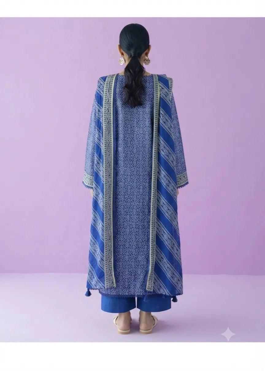 ORIENT BASIC LAWN COLLECTION 3 PIECE VOL 6 UNSTITCHED