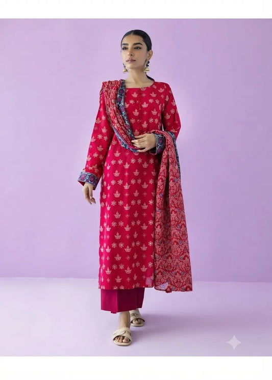 ORIENT BASIC LAWN COLLECTION 3 PIECE VOL 6 UNSTITCHED