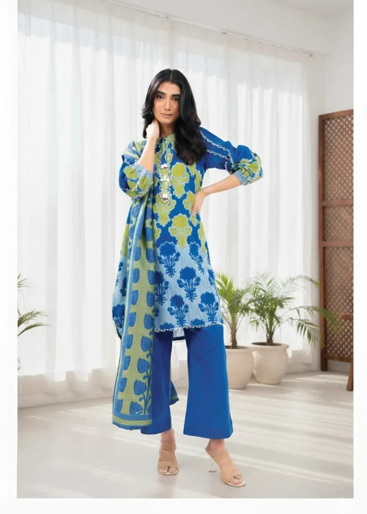 ALKARAM STUDIO KHADDAR 3 PIECE UNSTITCHED D2 46