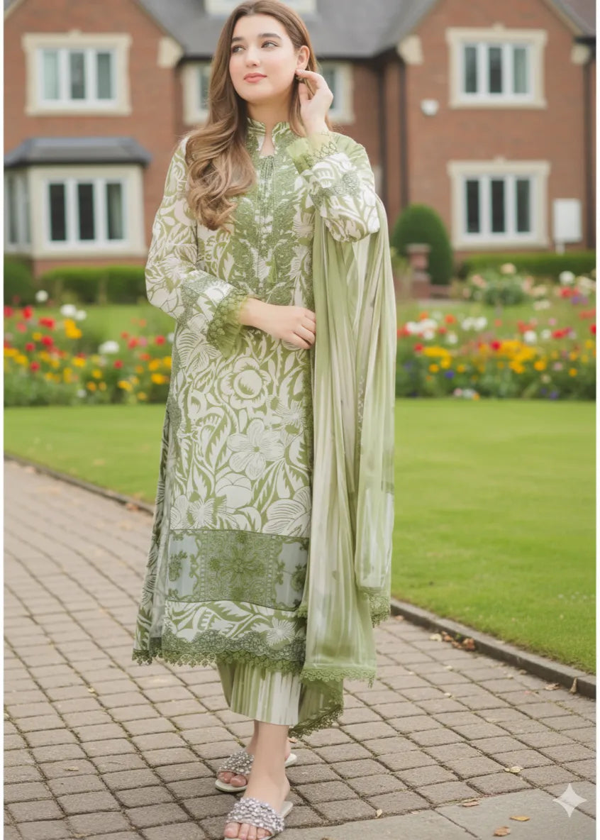 ANEELAS KHADDAR DIGITAL PRINTED SUIT 3 PIECE UNSTITCHED D5