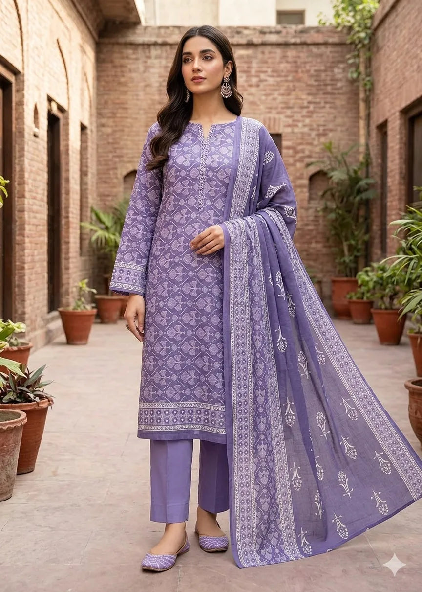ZESH PREMIUM LAWN 3 PCS D-16