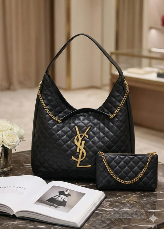 YSL SHOULDER BAG FOR WOMAN BLACK COLOR