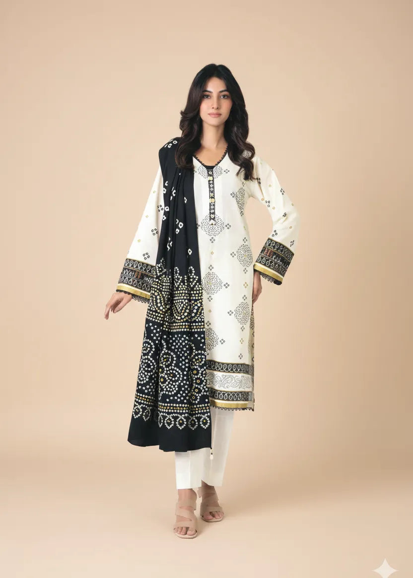 ALKARAM STUDIO KHADDAR 3 PIECE UNSTITCHED D1 37