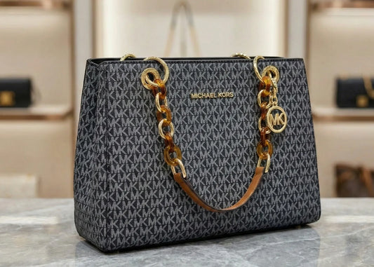 MICHAEL KORS MK HAND BAG FOR WOMAN BLACK COLOR