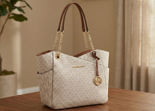 MICHAEL KORS MK SHOULDER BAG & HAND BAG FOR WOMAN WHITE COLOR