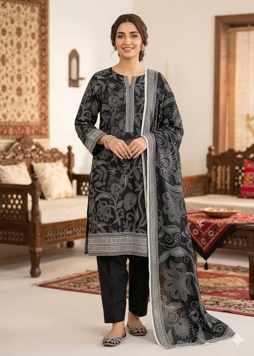 ZESH PREMIUM LAWN 3 PCS D-03