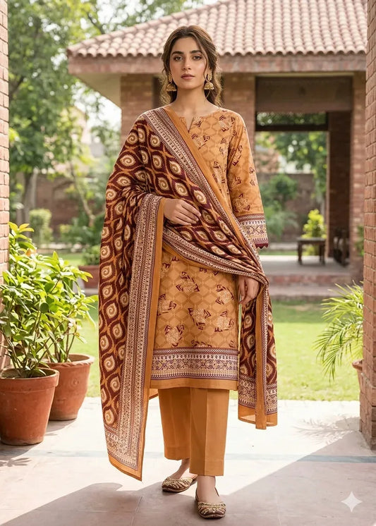 ZESH PREMIUM LAWN 3 PCS D-15