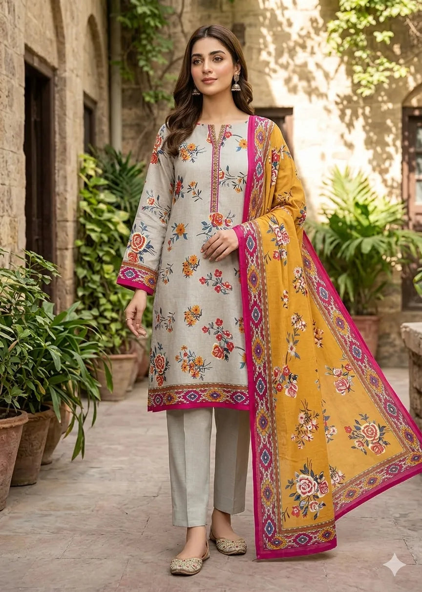 ZESH PREMIUM LAWN 3 PCS D-14