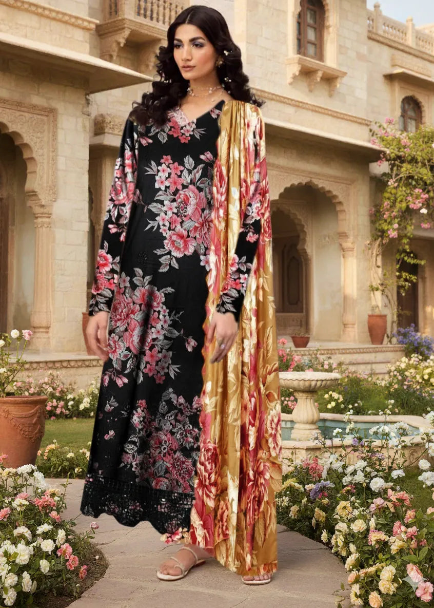 IZNIK KHADDAR DIGITAL PRINTED SUIT 3 PIECE UNSTITCHED D6