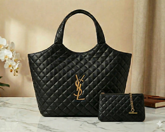 YSL SHOULDER BAG FOR WOMAN BLACK COLOR