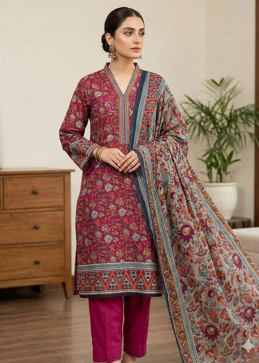 ZESH PREMIUM LAWN 3 PCS D-02
