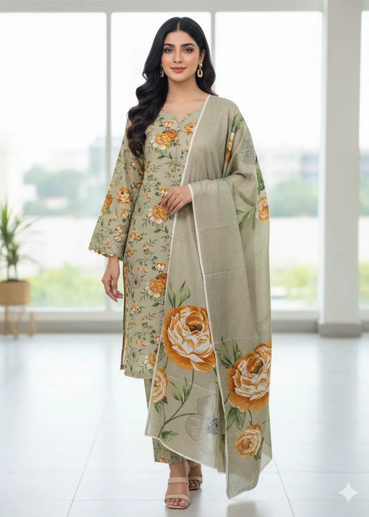 PRINTED MARINA SUIT 3PC PD-02