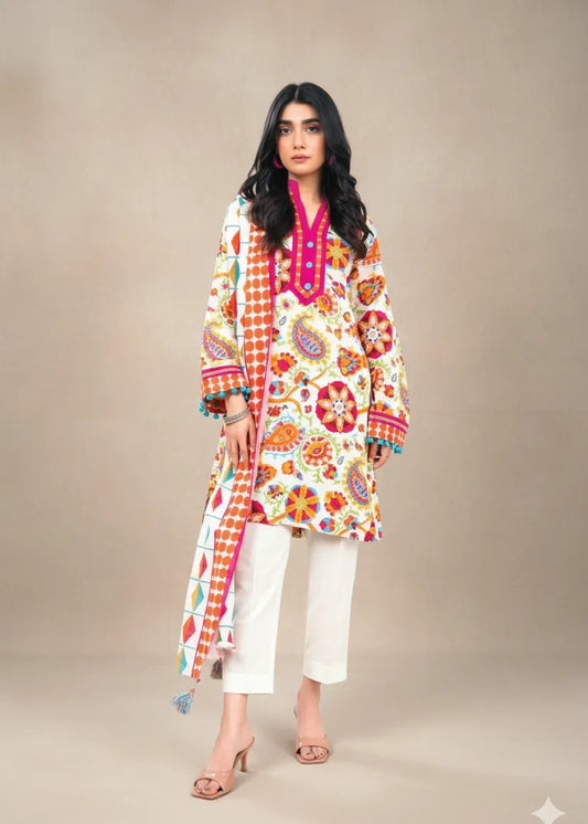 ALKARAM STUDIO KHADDAR 3 PIECE UNSTITCHED D7 10