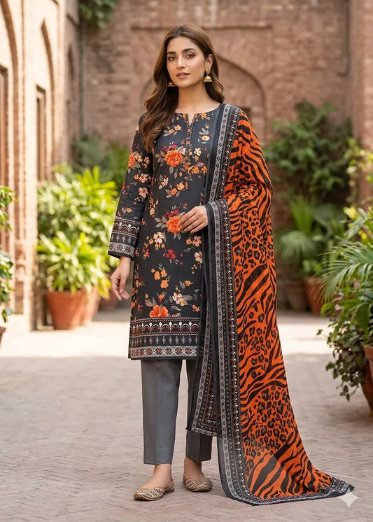 ZESH PREMIUM LAWN 3 PCS D-18