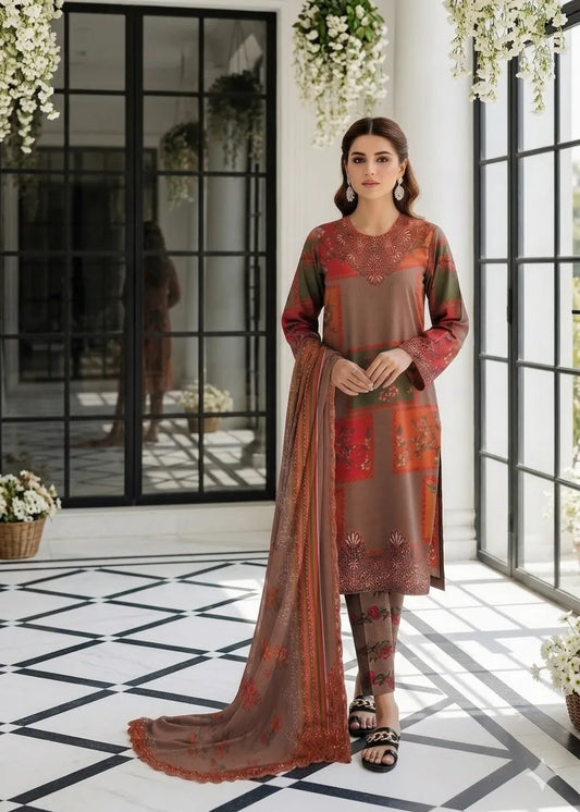 ZAINAB CHOTTANI PRINTED SUIT 3PC D#309