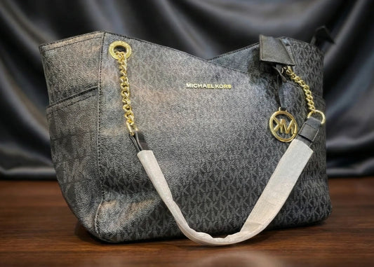 MICHAEL KORS MK HAND BAG FOR WOMAN BLACK COLOR