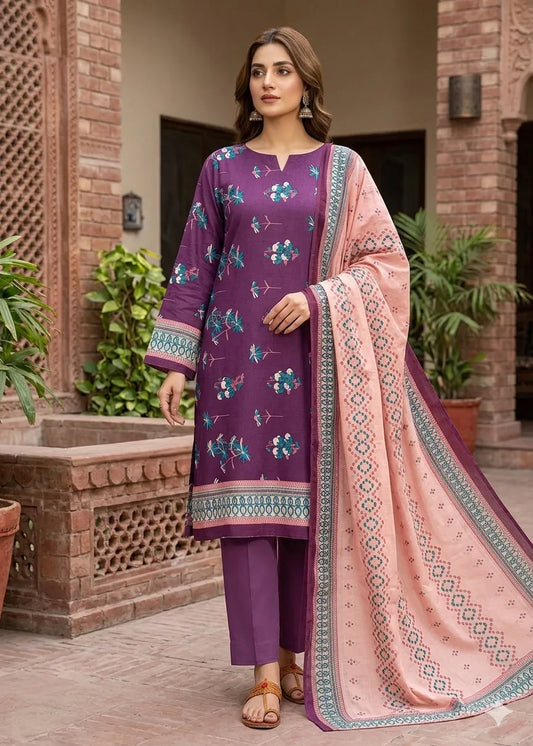 ZESH PREMIUM LAWN 3 PCS D-13