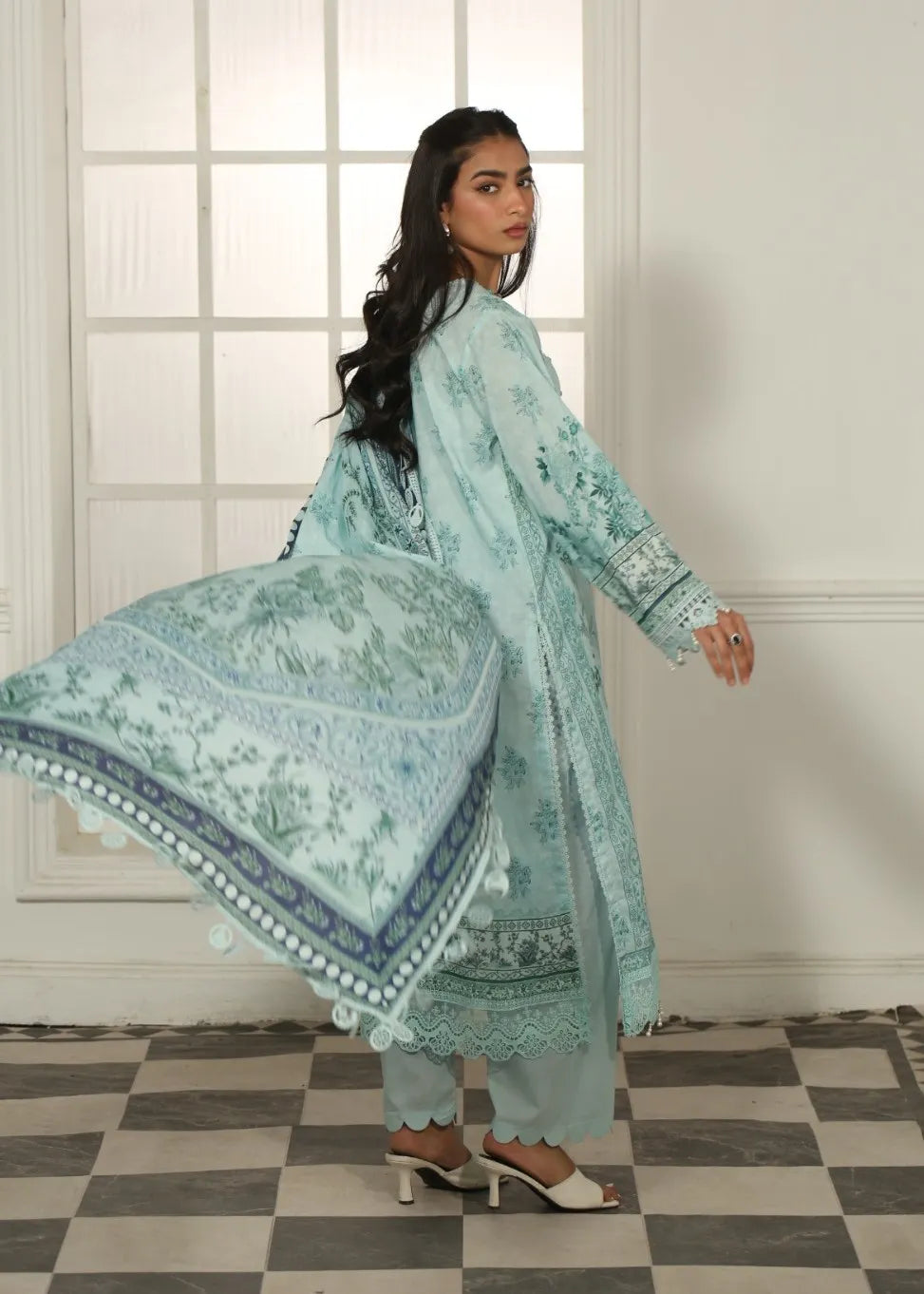 MAUSUMMERY DIGITAL PRINTED LAWN SUIT 3 PIECE VOLUME 2 MARINE | ✅ 100% Original