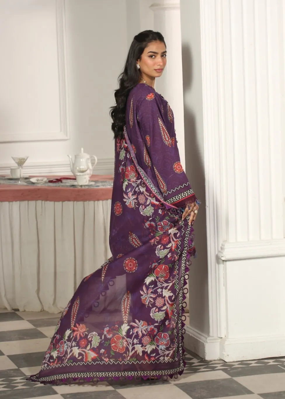 MAUSUMMERY DIGITAL PRINTED LAWN SUIT 3 PIECE VOLUME 2 CRYSTAL | ✅ 100% Original