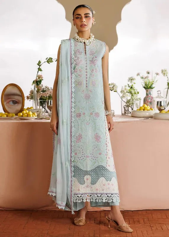 MORBAGH BY MAHNUR LUXURY 3PC LAWN '26 M-01 | ✅ 100% Original