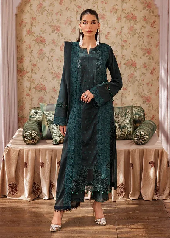 RAJBARI NISSA CHIKANKARI EDITION S/S 25' EMBROIDERED LAWN'25 D-05 | ✅ 100% Original