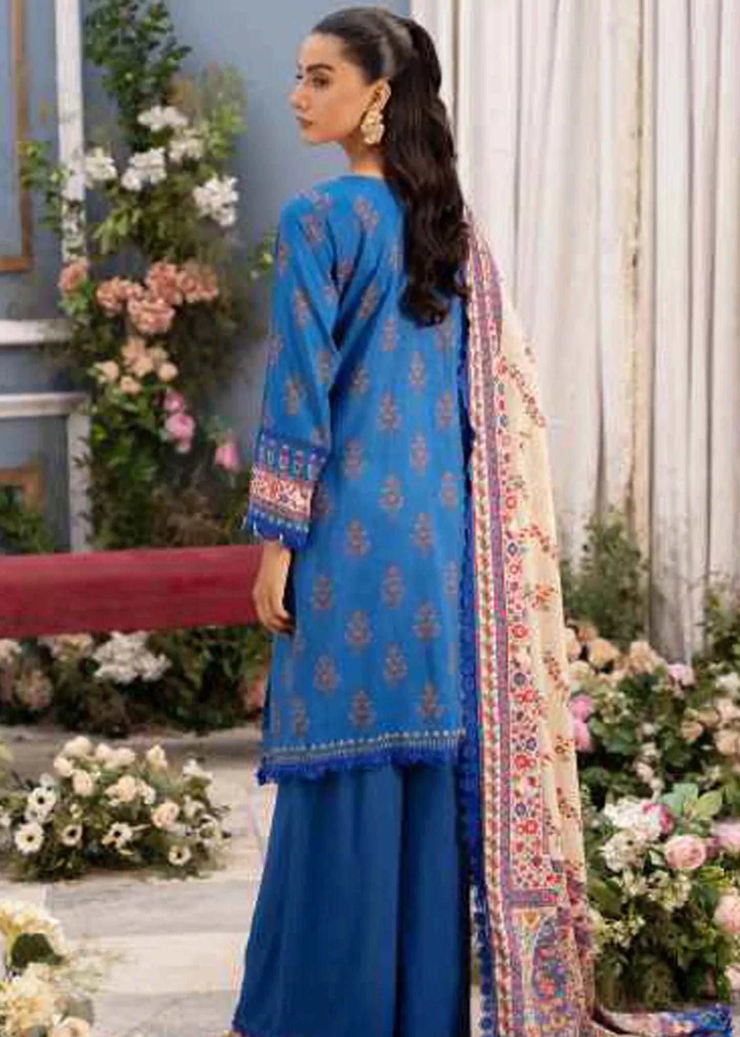 MAUSUMMERY LINEN DIGITAL PRINTED SUIT 3 PIECE UNSTITCHED FEROZEH