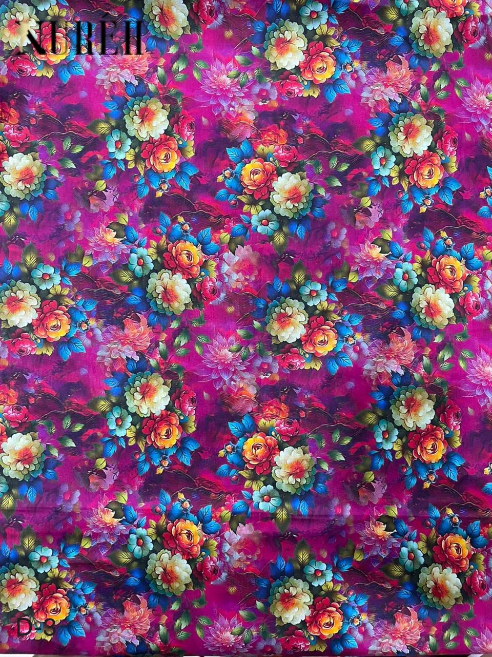 NUREH BY RIAZ ARTS PRINTED LAWN SUITS UNSTITCHED 2 PIECE D-3 - SUMMER COLLECTION  | ✅ 100% Original