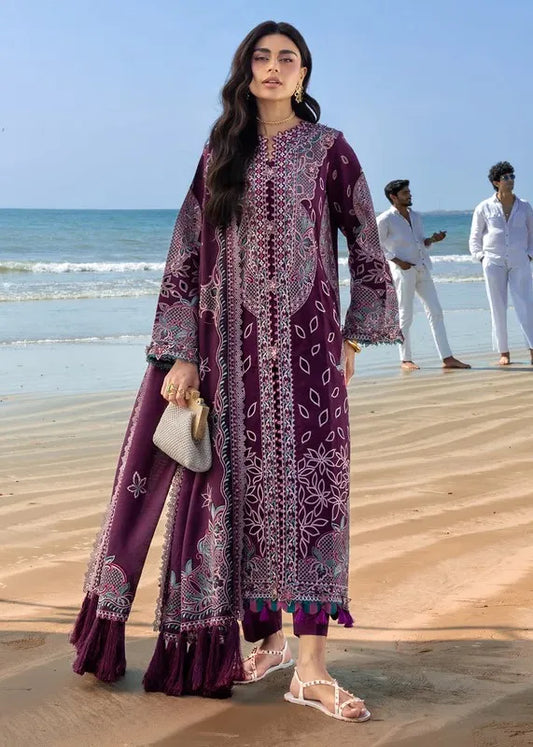 SIRENE BY MAHNUR LUXURY 3PC LAWN '26 S-01 | ✅ 100% Original