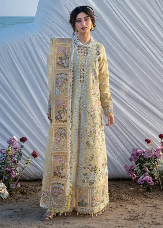 SIRENE BY MAHNUR LUXURY 3PC LAWN '26 S-02 | ✅ 100% Original