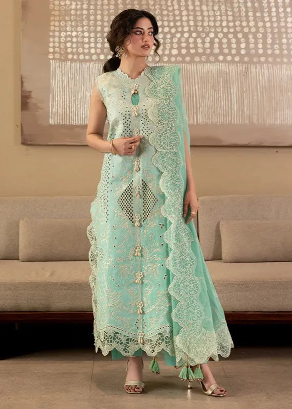 SIRENE BY MAHNUR LUXURY 3PC LAWN '26 S-08 | ✅ 100% Original