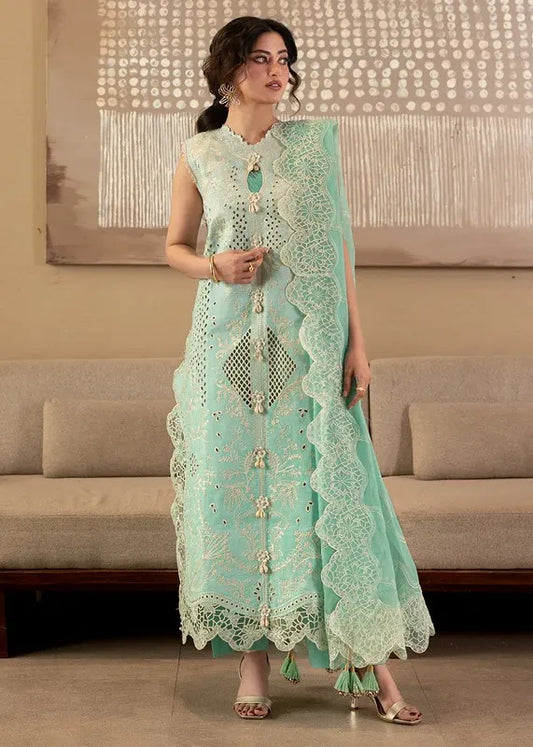 SIRENE BY MAHNUR LUXURY 3PC LAWN '26 S-08 | ✅ 100% Original