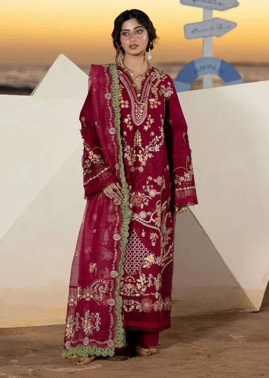 SIRENE BY MAHNUR LUXURY 3PC LAWN '26 S-09 | ✅ 100% Original