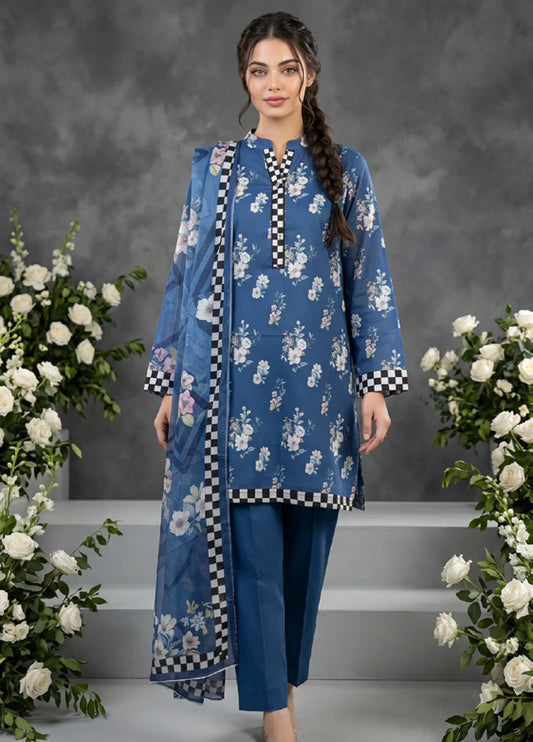 SALINA DOBBY BY REGALIA TEXTILES UNSTITCHED PRINTED LAWN 3 PIECE SUIT D-05