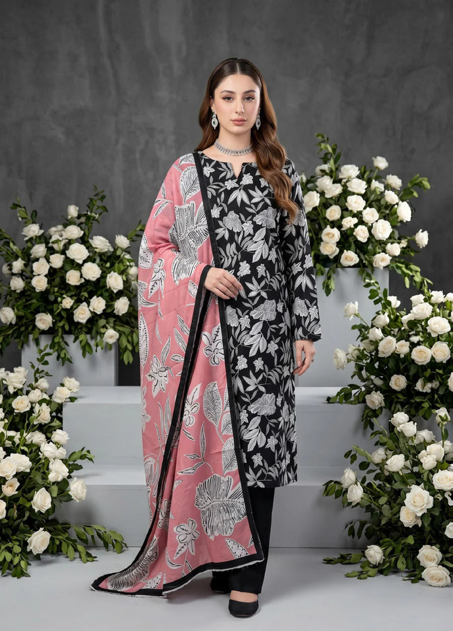 SALINA DOBBY BY REGALIA TEXTILES UNSTITCHED PRINTED LAWN 3 PIECE SUIT D-08