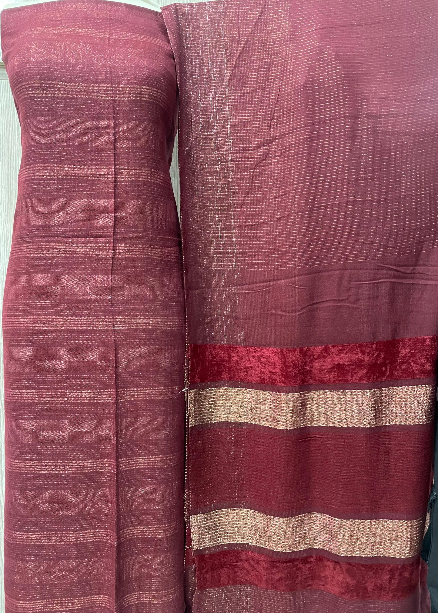 PERSIAN WOOL WINTER 3PC SUIT (Red)