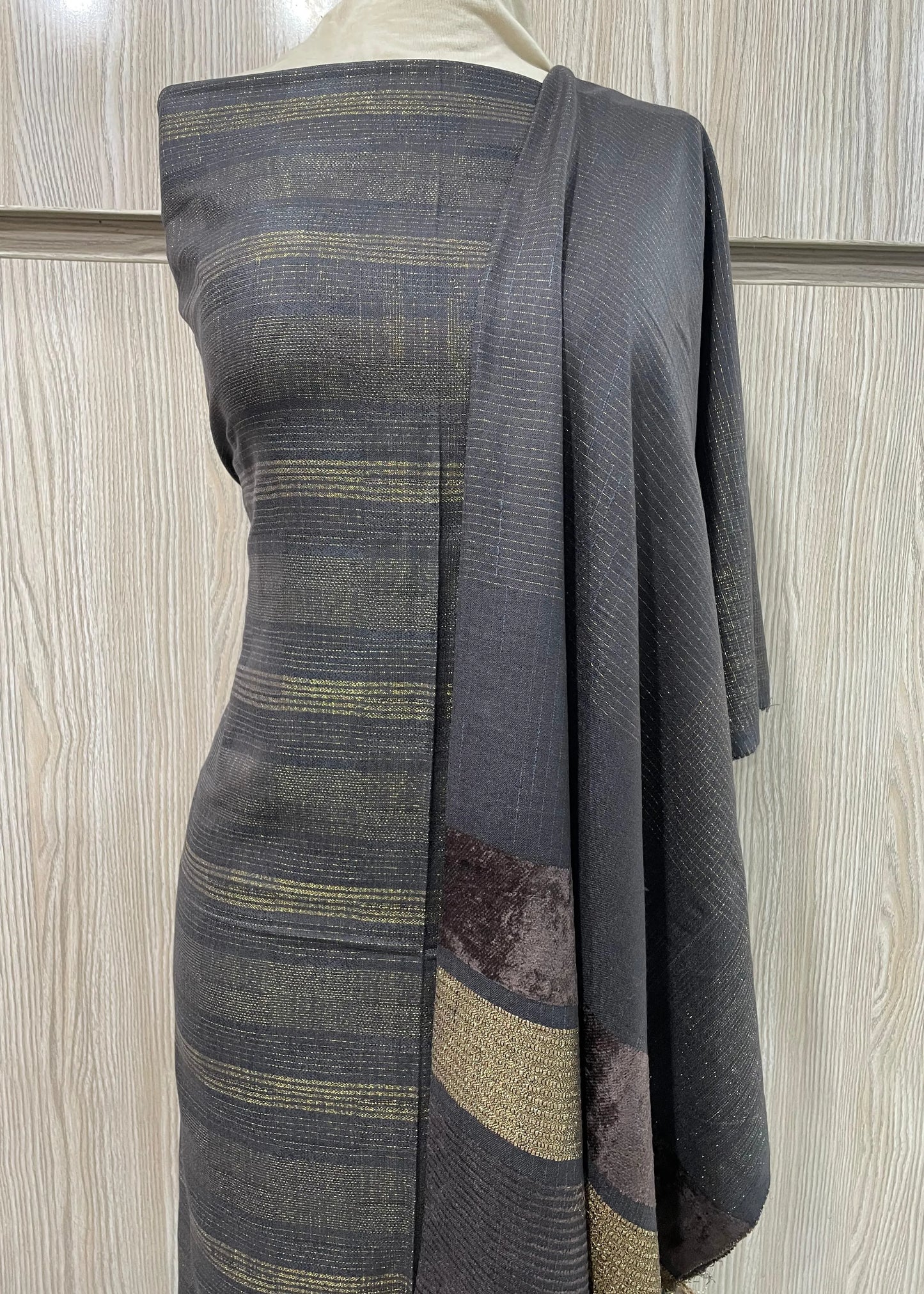 PERSIAN WOOL WINTER 3PC SUIT (Gray)