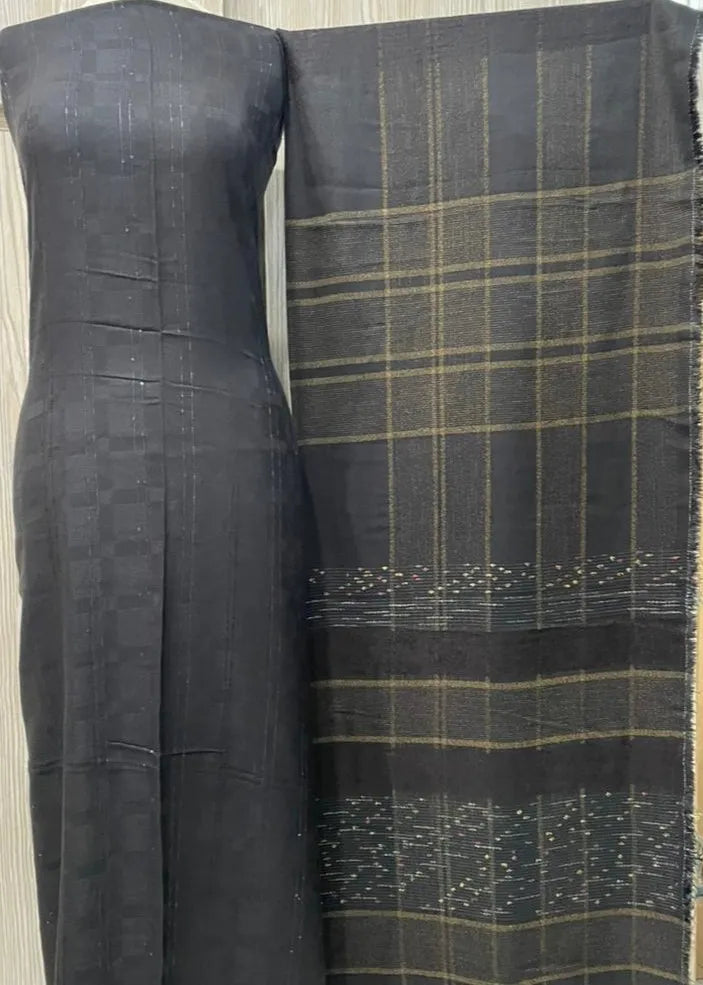 PERSIAN WOOL WINTER 3PC SUIT (Black)