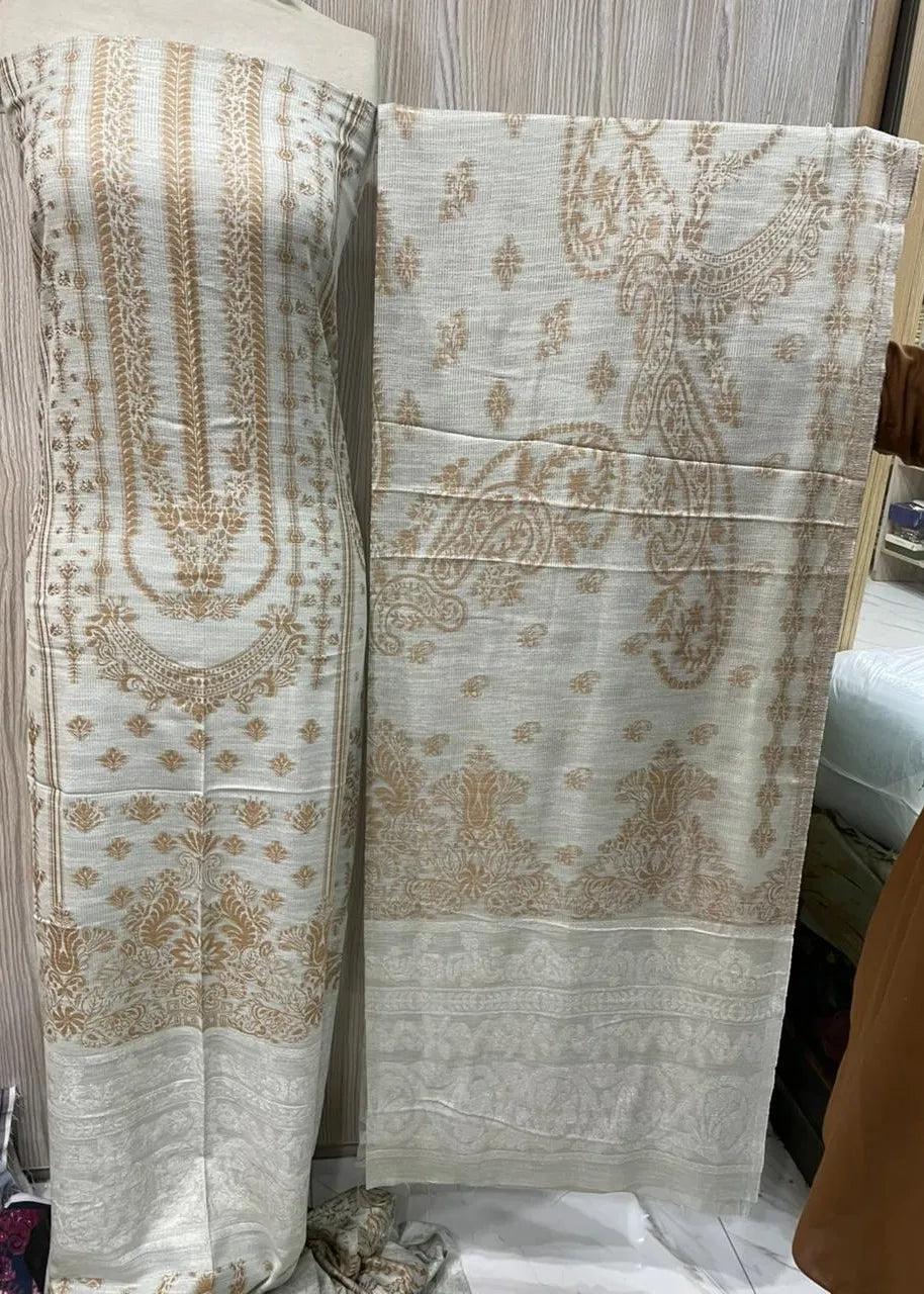 PERSIAN PALACHI WOOL WINTER 3PC SUIT WITH PALACHI SHWAL EBD-2