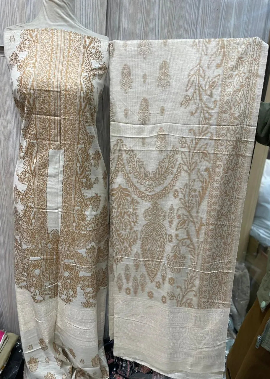 PERSIAN EMBROIDED WOOL WINTER 3PC SUIT WITH PALACHI SHWAL PW-02