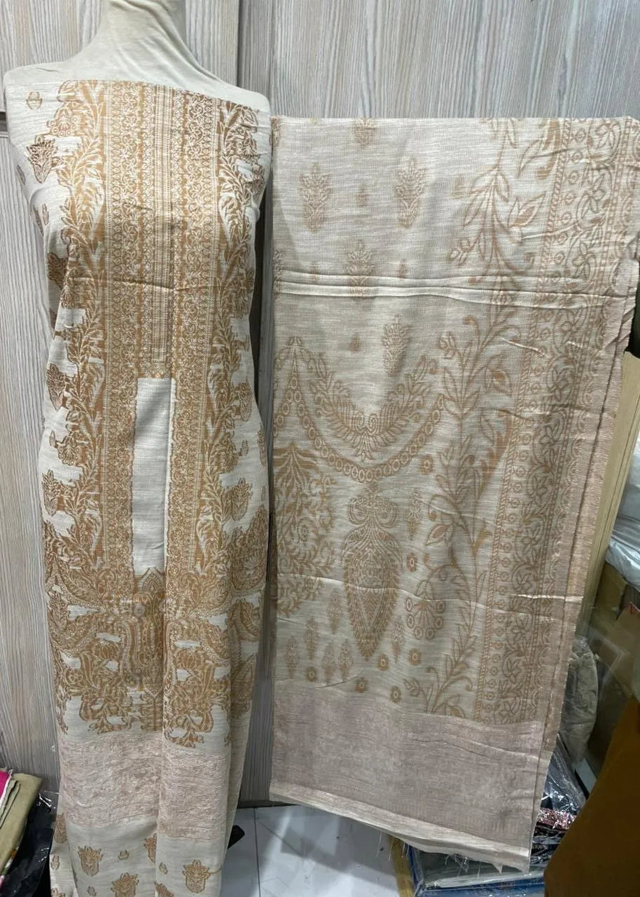 PERSIAN EMBROIDED WOOL WINTER 3PC SUIT WITH PALACHI SHWAL PW-06