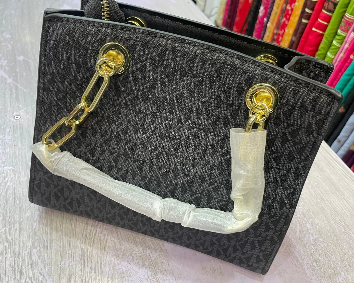 MICHAEL KORS MK SHOULDER BAG & HAND BAG FOR WOMAN BLACK COLOR