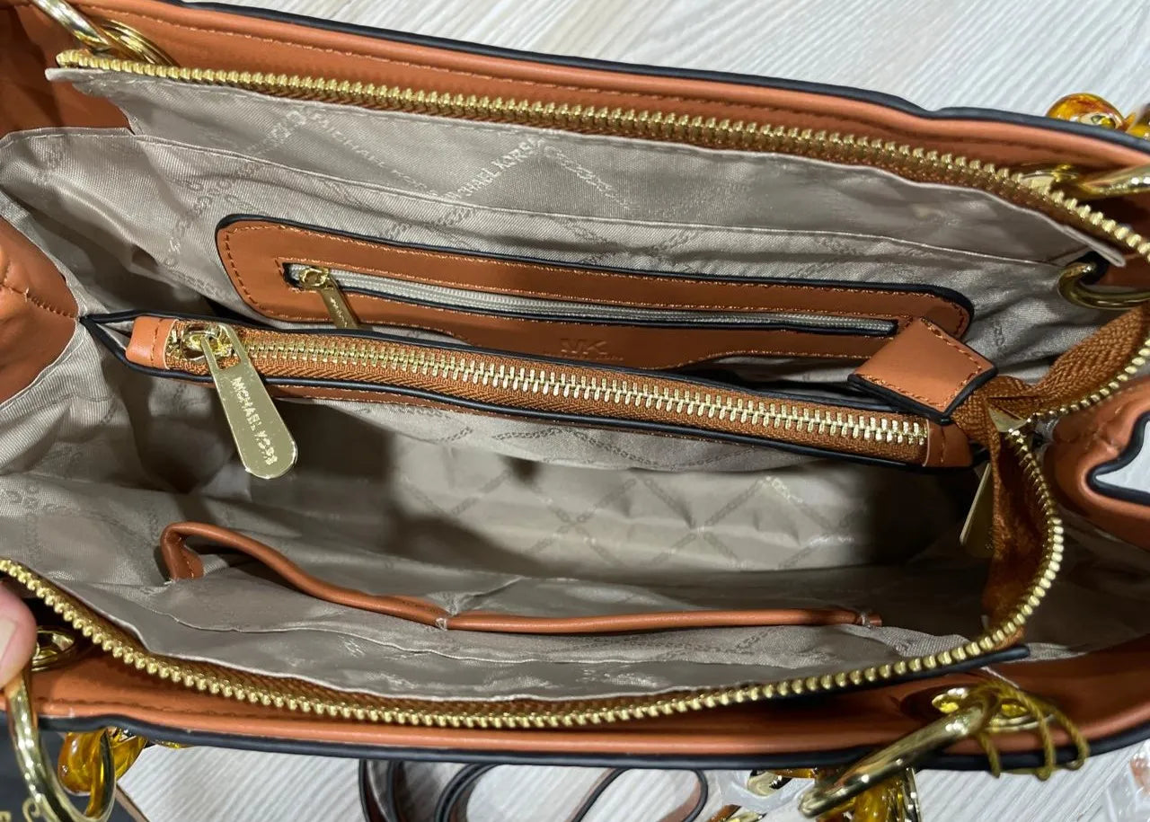 MICHAEL KORS MK SHOULDER BAG & HAND BAG FOR WOMAN WHITE COLOR