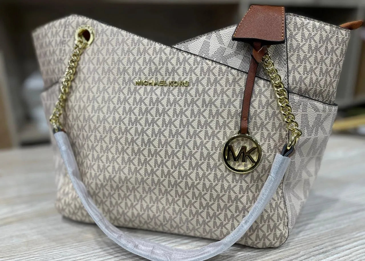 MICHAEL KORS MK SHOULDER BAG & HAND BAG FOR WOMAN WHITE COLOR