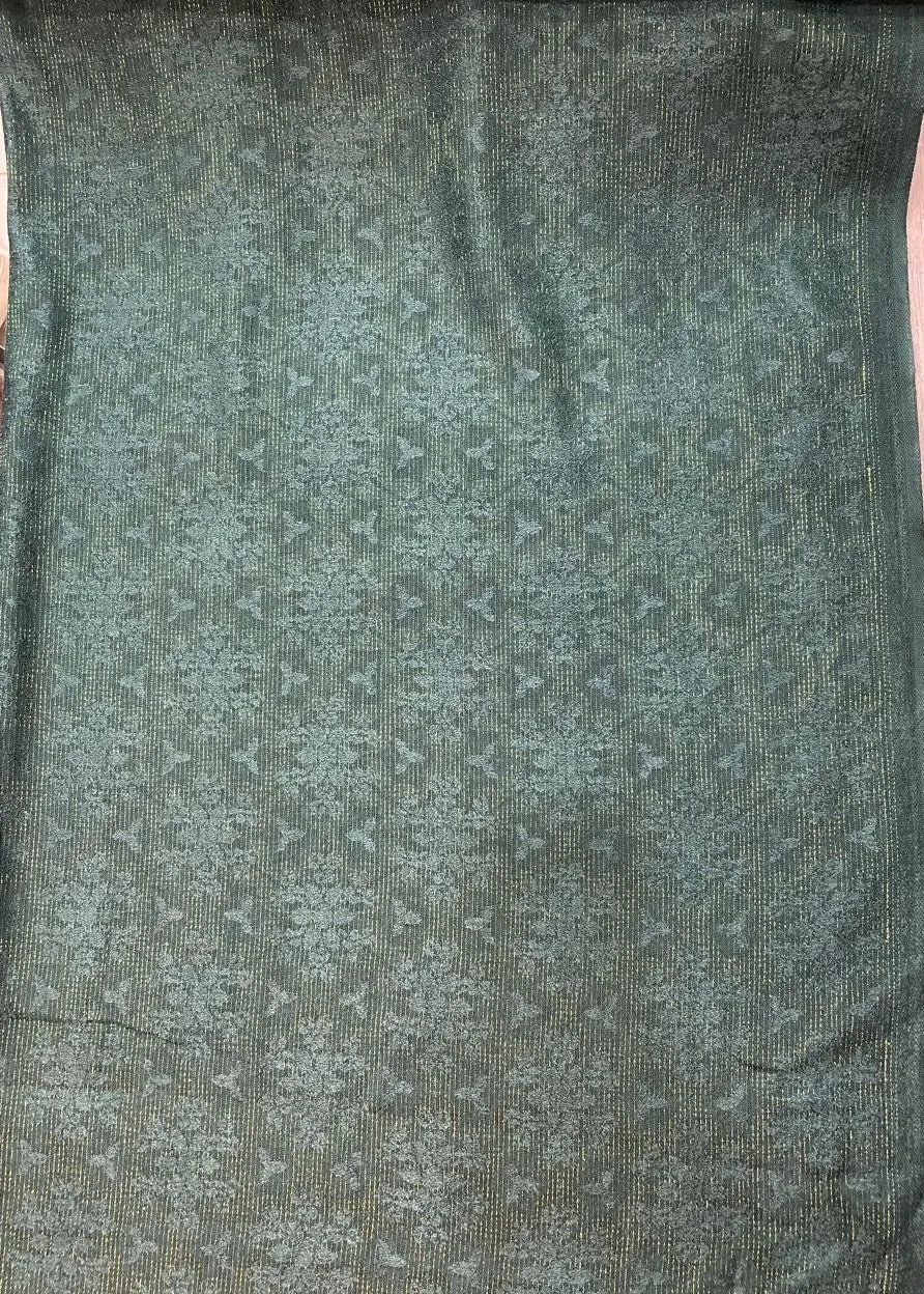 PERSIAN WOOL WINTER 3PC SUIT WITH PALACHI SHWAL (GREEN) PSD-02