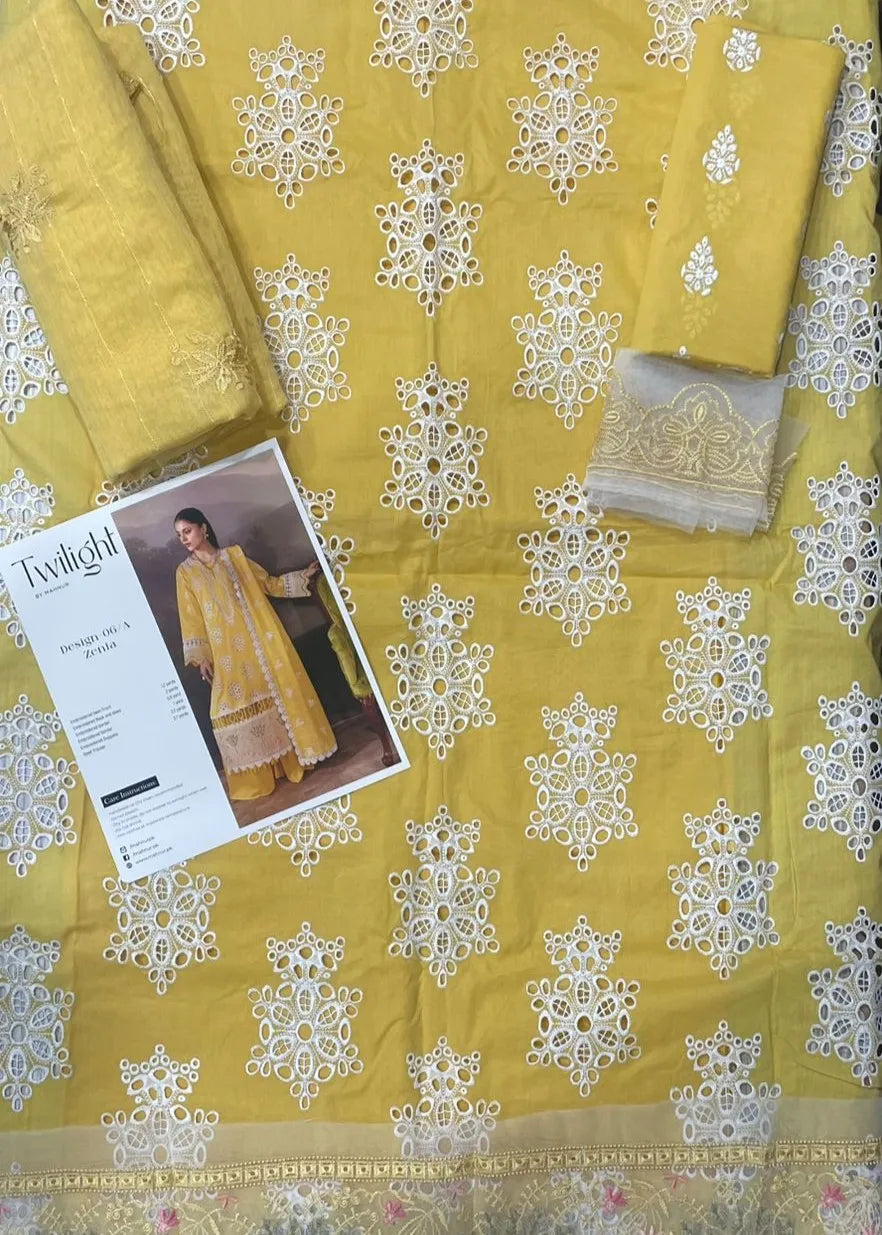 TWILIGHT BY MAHNUR SUMMER LUXURY LAWN COLLECTION ZENIA D-06/A | ✅ 100% Original