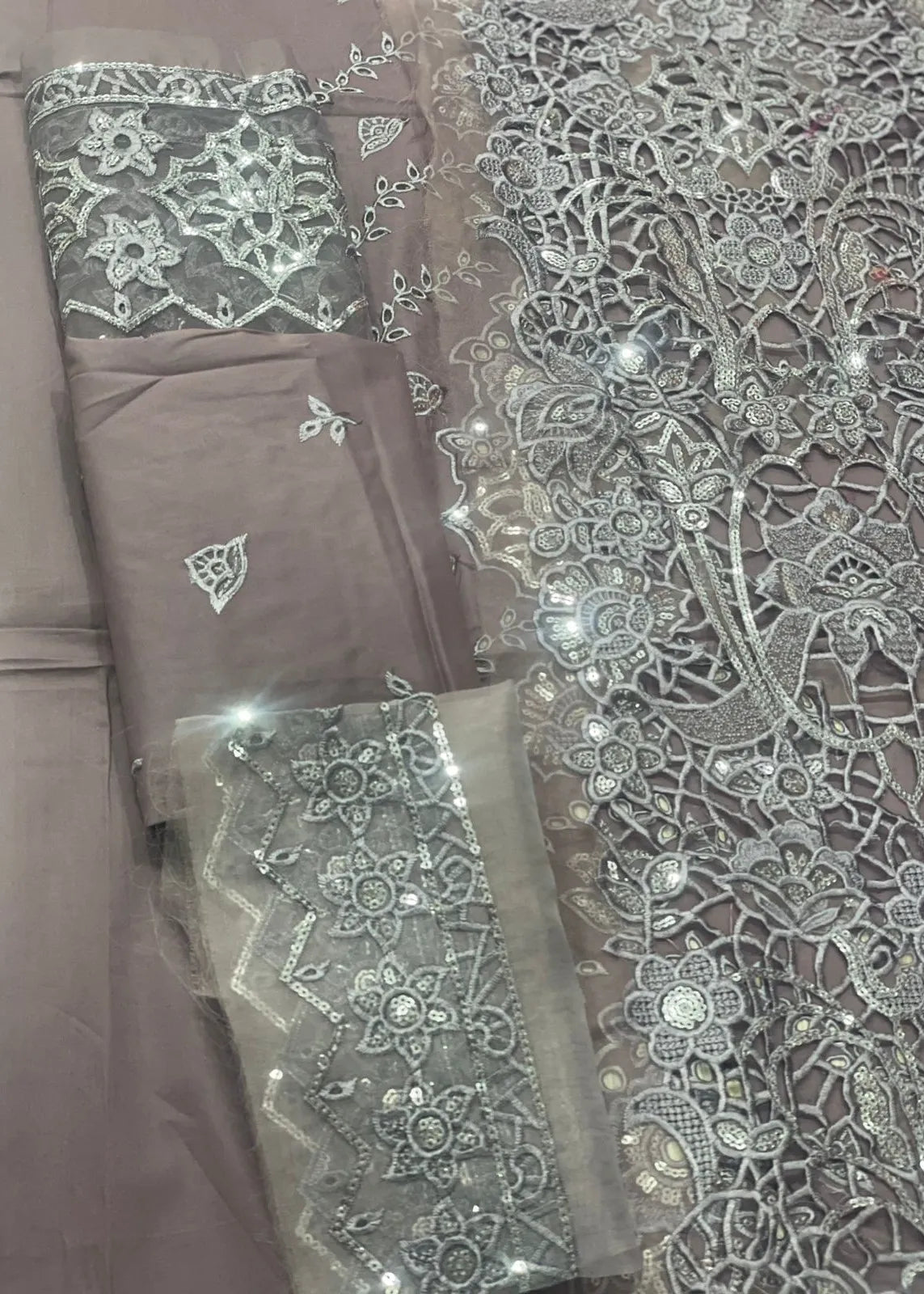 NAQSH BY BIN ILYAS EMBROIDERED 3PC SUIT 05A  | ✅ 100% Original