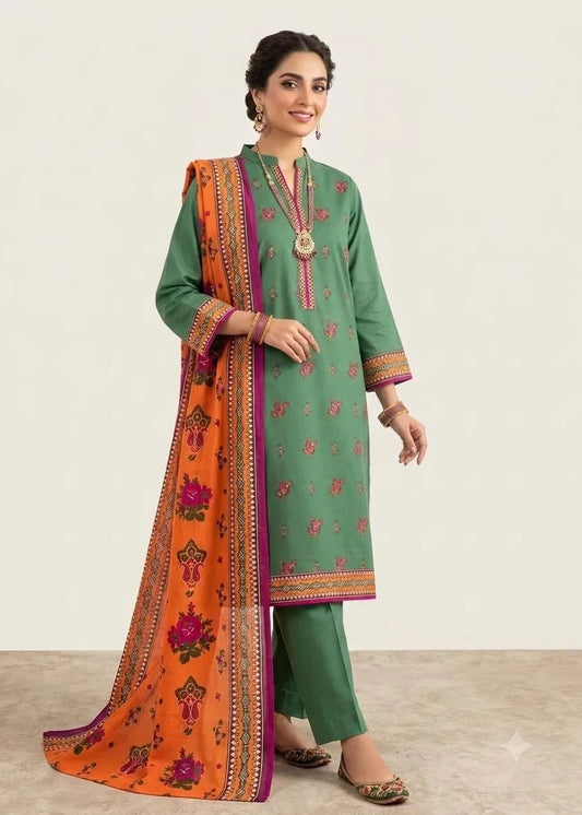 ZESH PREMIUM LAWN 3 PCS D-06